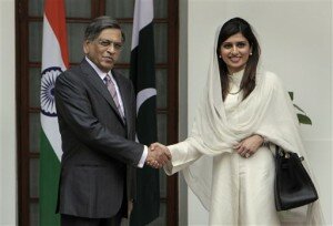 S.M. Krishna, Hina Rabbani Khar